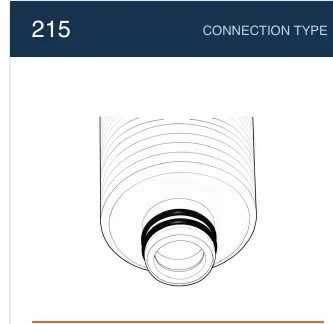 215 filter cartridge connection reference line drawing