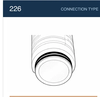 226 filter cartridge connection reference drawing