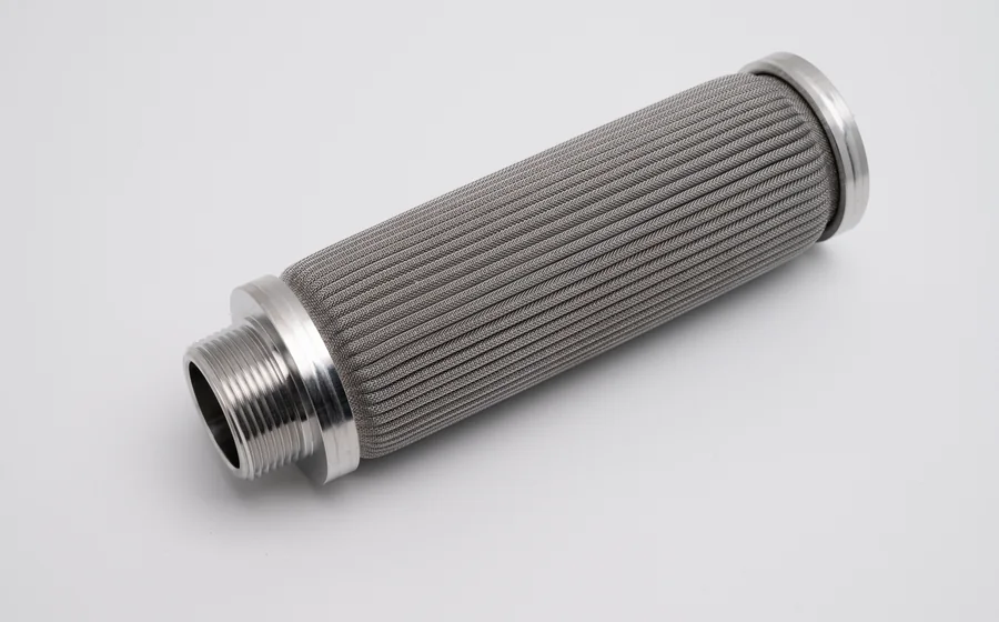 SS Pleated Felt Filter Element — FILTURE sintered metal filter