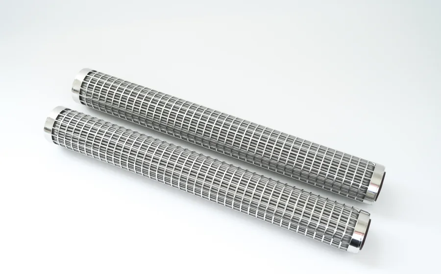 SS Pleated Mesh Filter Element — FILTURE sintered metal filter