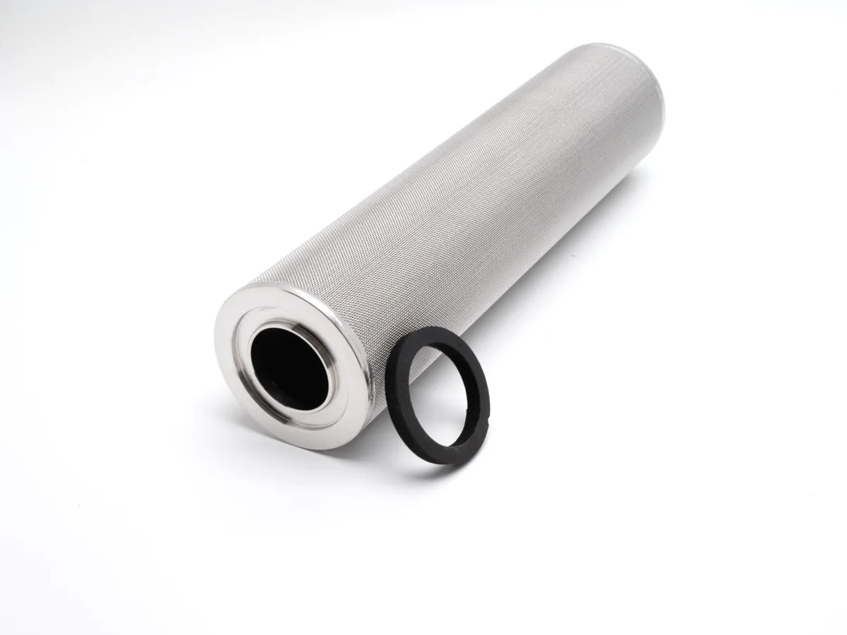 SS Sintered Mesh Filter Element with O-ring seal