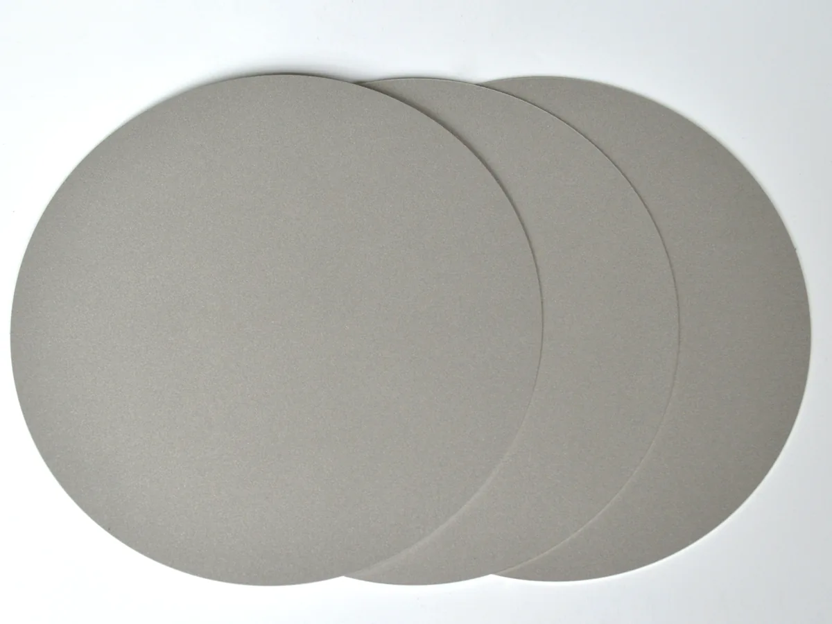 Sintered titanium porous disc
