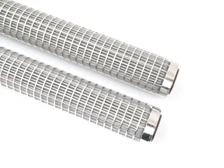 SS Pleated Felt Filter Elements, pair with end caps