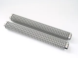 SS Pleated Felt Filter Elements side by side