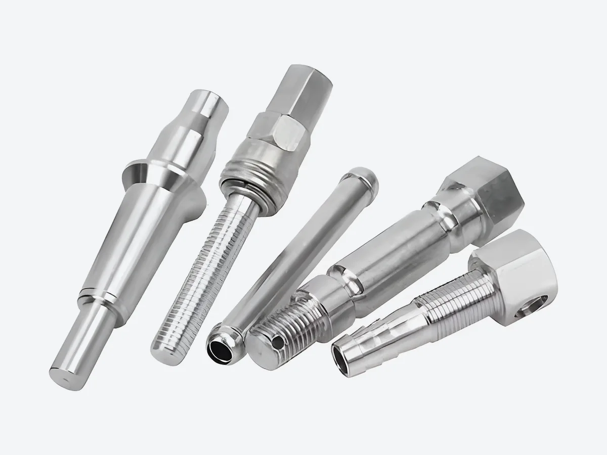 Titanium machined parts, component range