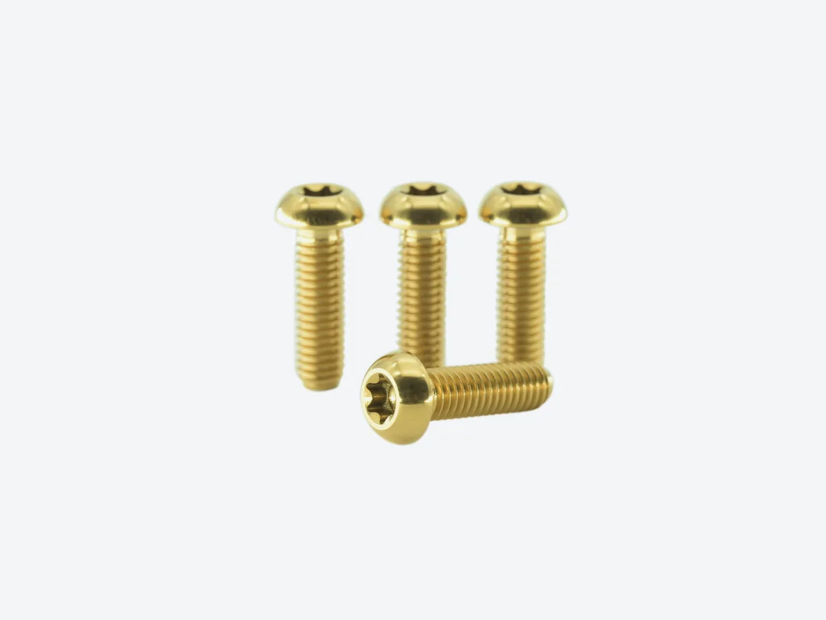 Titanium button head screws