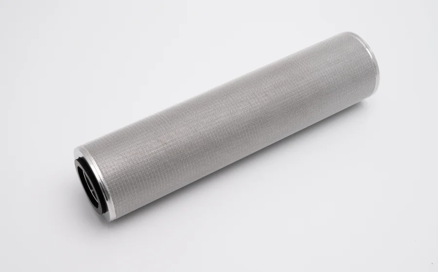 Sintered metal filter cartridge for CIP cleaning